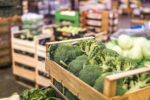 Close-up photo of fresh vegetable in a warehouse