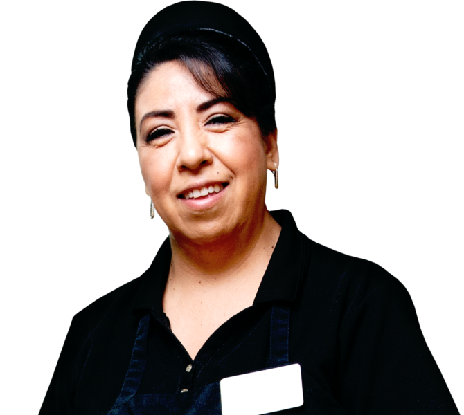 Latina Grocery Worker